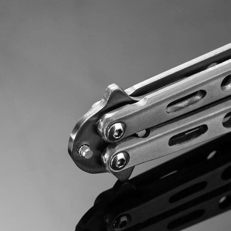 Couteau papillon argent – Image 5