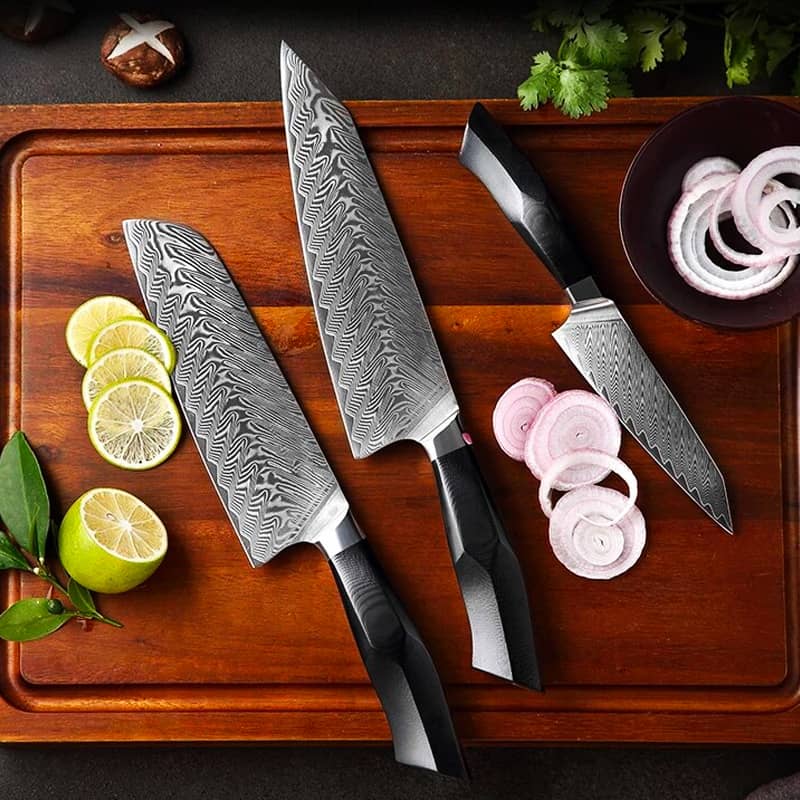 Set de 3 couteaux de cuisine japonais du chef Tikyoni – Image 2